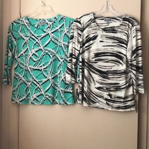 2 for the price of 1 - PAIR of NWT stylish tops